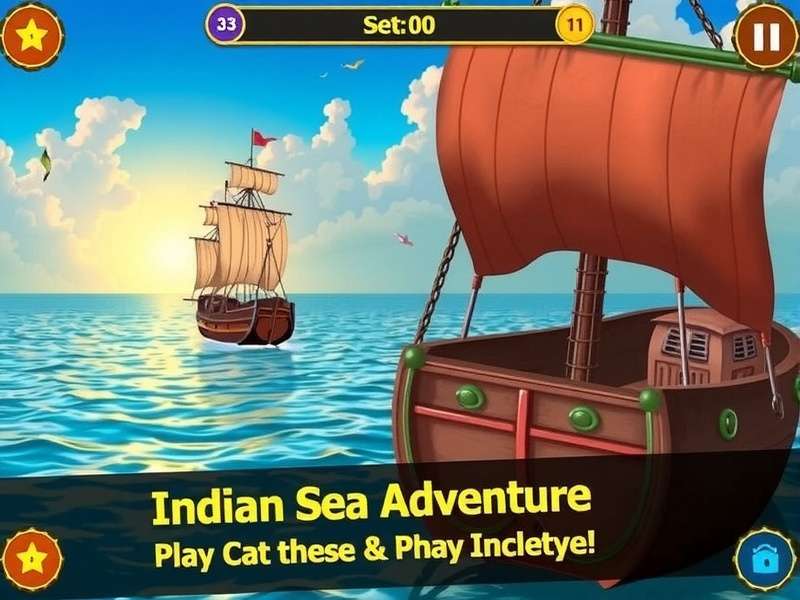 Explore the vast Indian Ocean in Indian Sea Adventure Indian Sea Adventure Game Screenshot